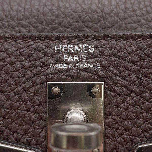 エルメス ハンドバッグ ケリー25 内縫い ショコラ/シルバー金具 トゴ Z刻印 2wayショルダー