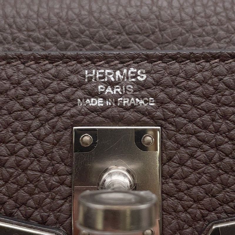 エルメス ハンドバッグ ケリー25 内縫い ショコラ/シルバー金具 トゴ Z刻印 2wayショルダー