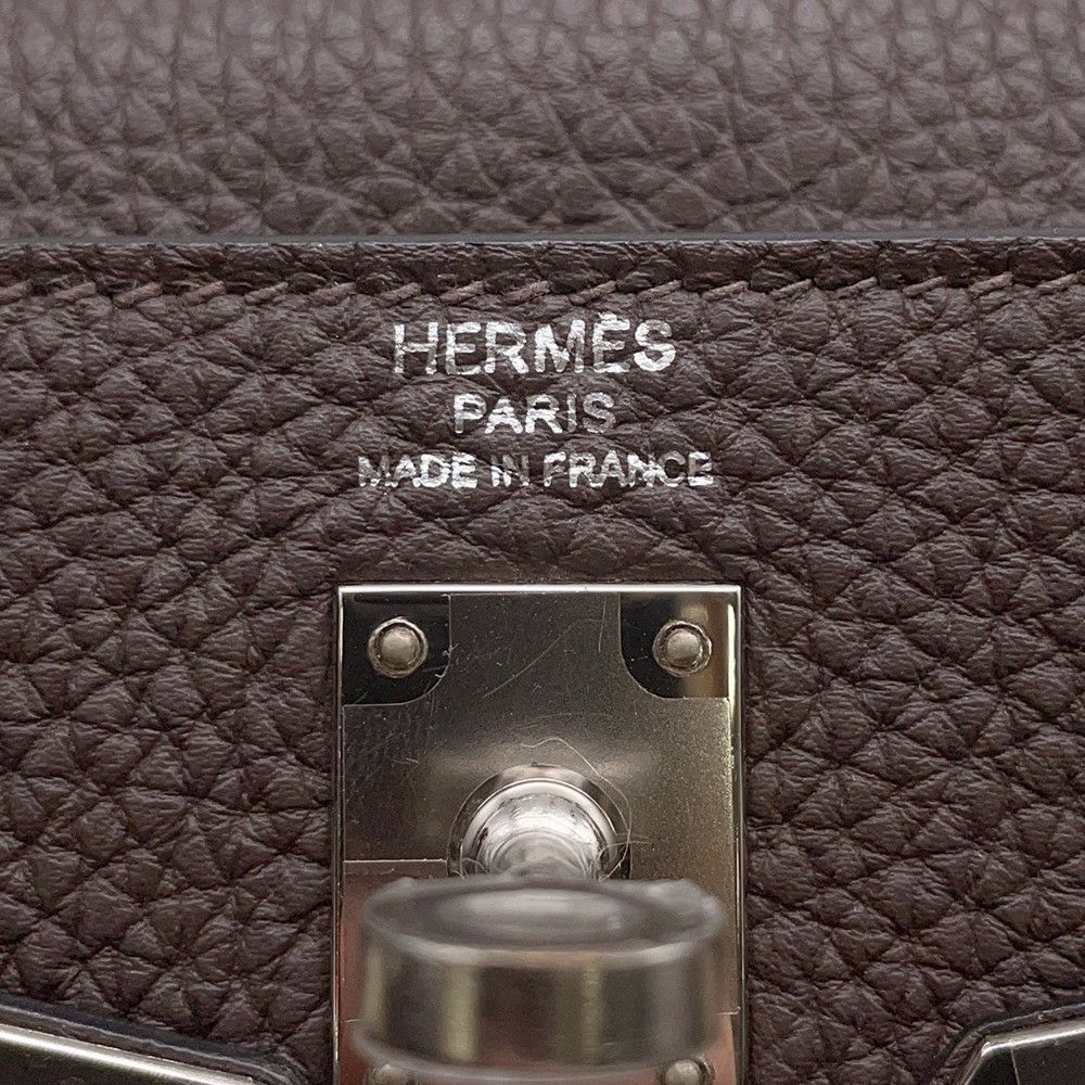 エルメス ハンドバッグ ケリー25 内縫い ショコラ/シルバー金具 トゴ Z刻印 2wayショルダー