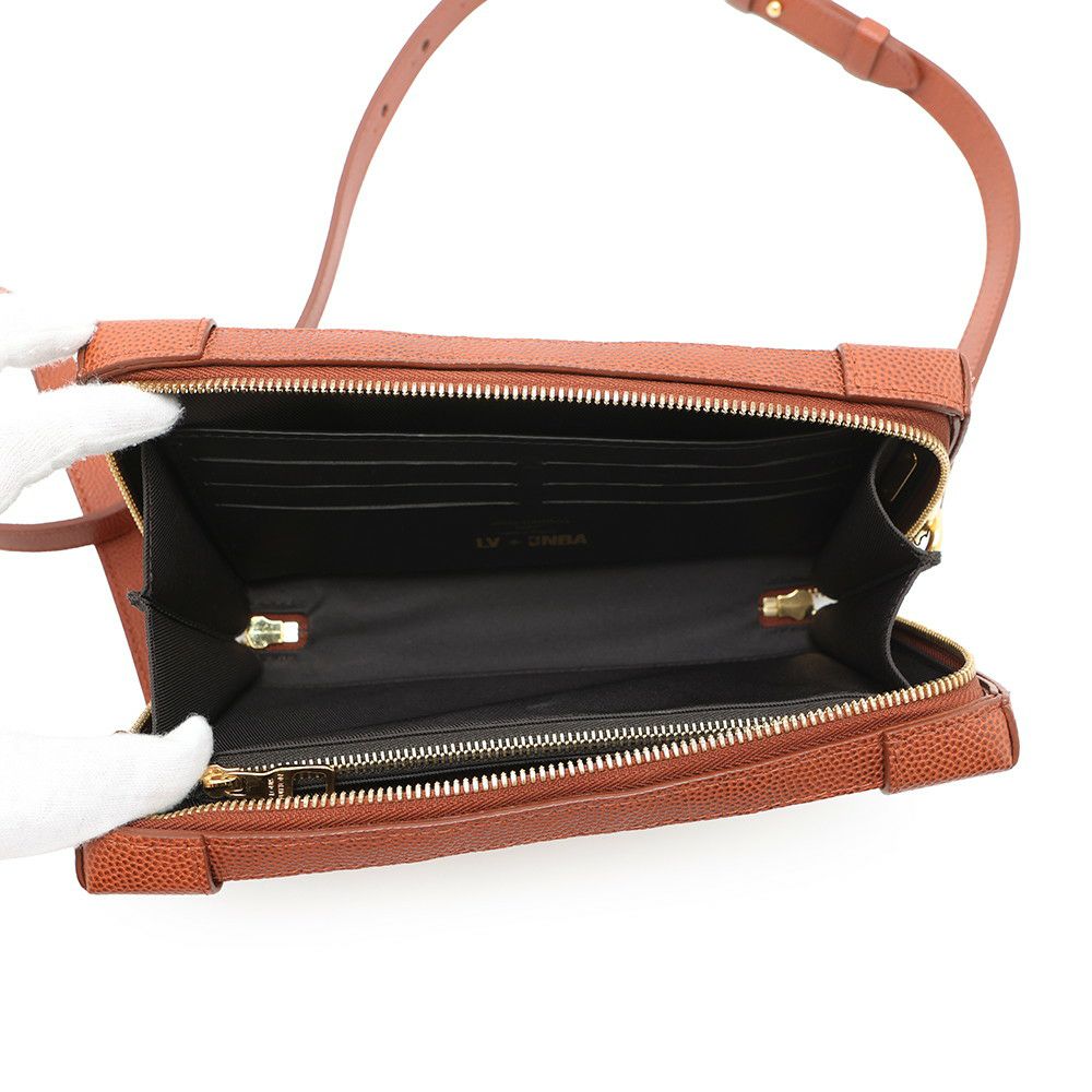 ルイヴィトン ショルダーバッグ ボール・グレインレザー/モノグラム・パターン LV×NBA ソフトトランク M80549 メンズ