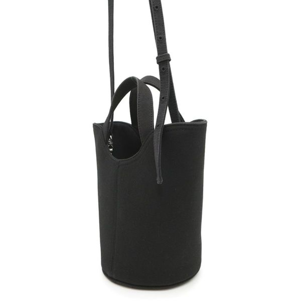 バレンシアガ ハンドバッグ  ウェーブXS キャンバス 619979 BALENCIAGA 2wayショルダーバッグ BBロゴ 黒