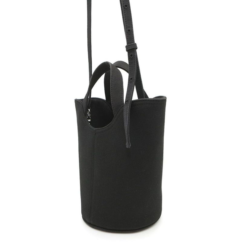 バレンシアガ ハンドバッグ  ウェーブXS キャンバス 619979 BALENCIAGA 2wayショルダーバッグ BBロゴ 黒