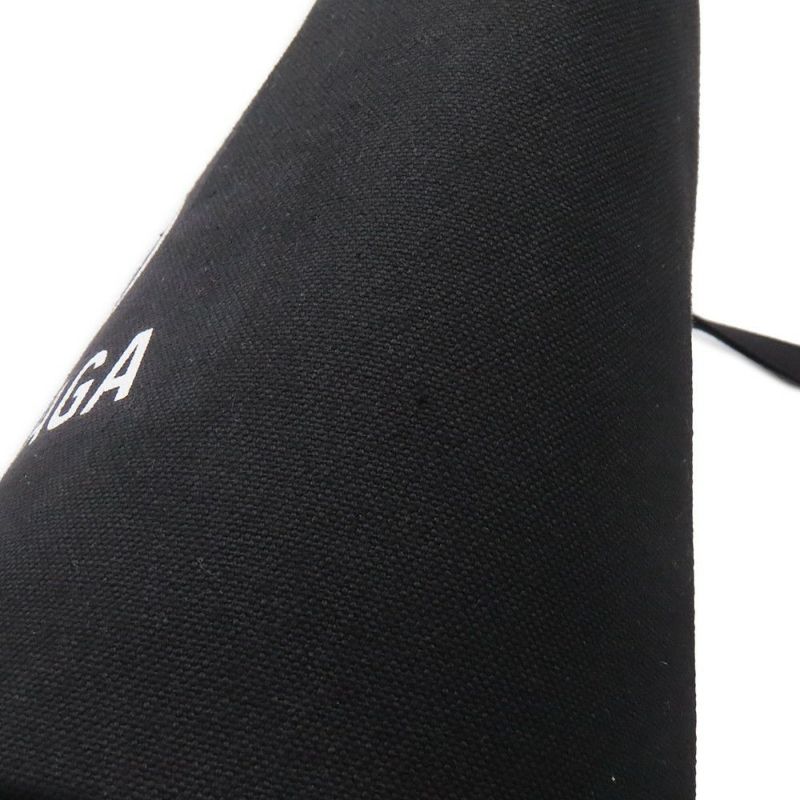 バレンシアガ ハンドバッグ  ウェーブXS キャンバス 619979 BALENCIAGA 2wayショルダーバッグ BBロゴ 黒