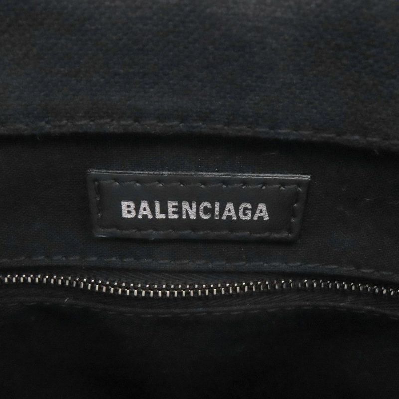 バレンシアガ ハンドバッグ  ウェーブXS キャンバス 619979 BALENCIAGA 2wayショルダーバッグ BBロゴ 黒