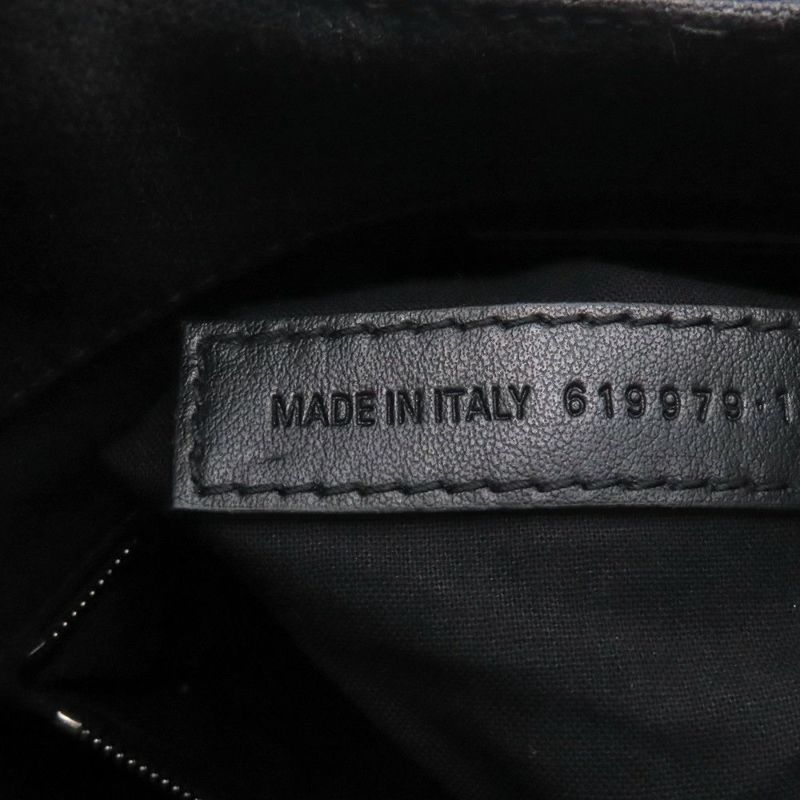 バレンシアガ ハンドバッグ  ウェーブXS キャンバス 619979 BALENCIAGA 2wayショルダーバッグ BBロゴ 黒