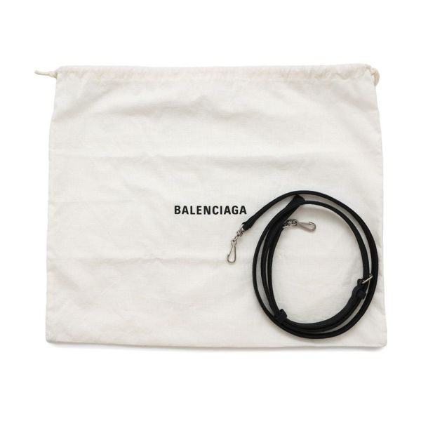 バレンシアガ ハンドバッグ  ウェーブXS キャンバス 619979 BALENCIAGA 2wayショルダーバッグ BBロゴ 黒