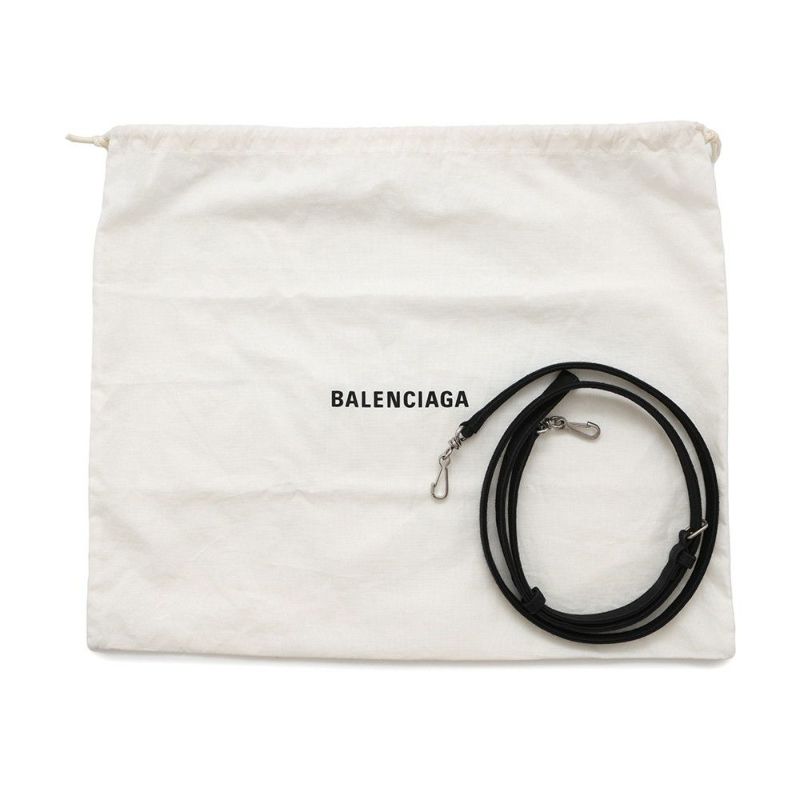 バレンシアガ ハンドバッグ  ウェーブXS キャンバス 619979 BALENCIAGA 2wayショルダーバッグ BBロゴ 黒