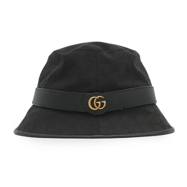 GUCCI グッチ GG柄 キャンパス バケットハット ブラウン Mサイズ GUCCI】グッチ『ノースフェイス GGキャンバス ロゴ バケット