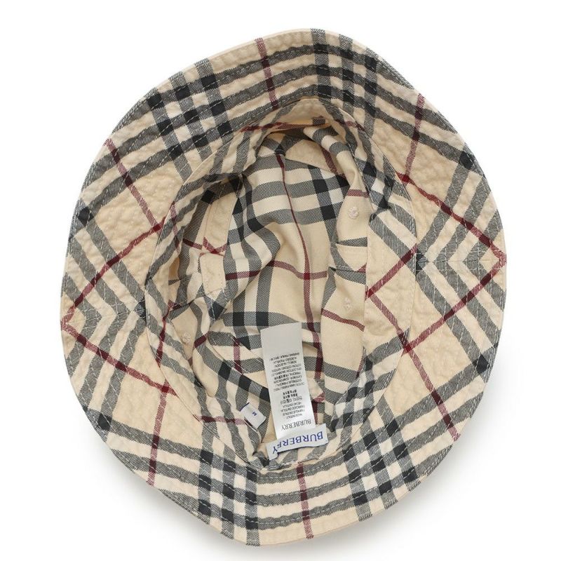 バーバリー ハット チェック コットン サイズM BURBERRY 帽子