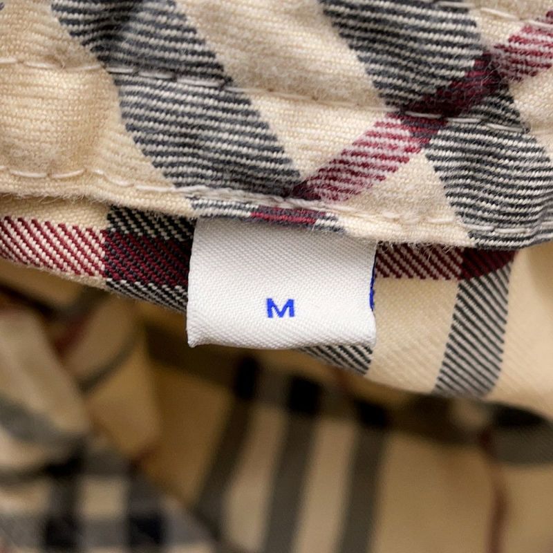 バーバリー ハット チェック コットン サイズM BURBERRY 帽子