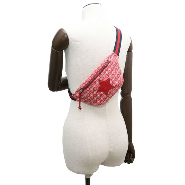 グッチ ボディバッグ チルドレンズ キャンバス GGロゴ スター 502095 GUCCI ウエストポーチ キッズ