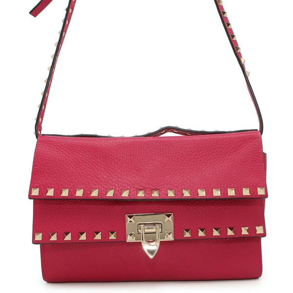 VALENTINO DINI ヴァレンティノ 2way ハンドバッグ カデナ ヴァレンティノ・ガラヴァーニ ハンドバッグ ロックスタッズ