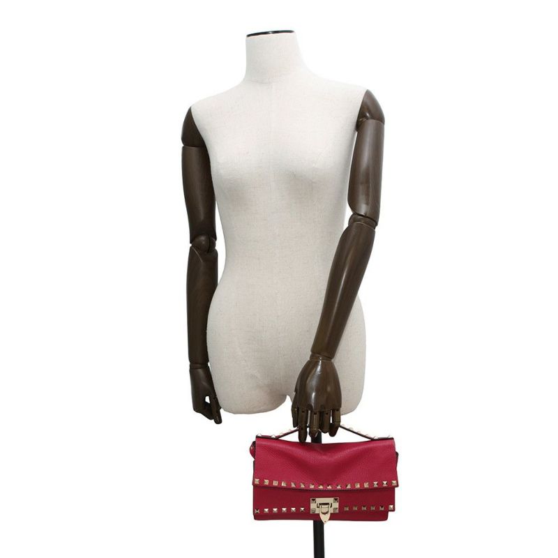 ヴァレンティノ・ガラヴァーニ ハンドバッグ ロックスタッズ VALENTINO 2way