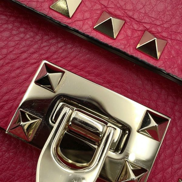 ヴァレンティノ・ガラヴァーニ ハンドバッグ ロックスタッズ VALENTINO 2way