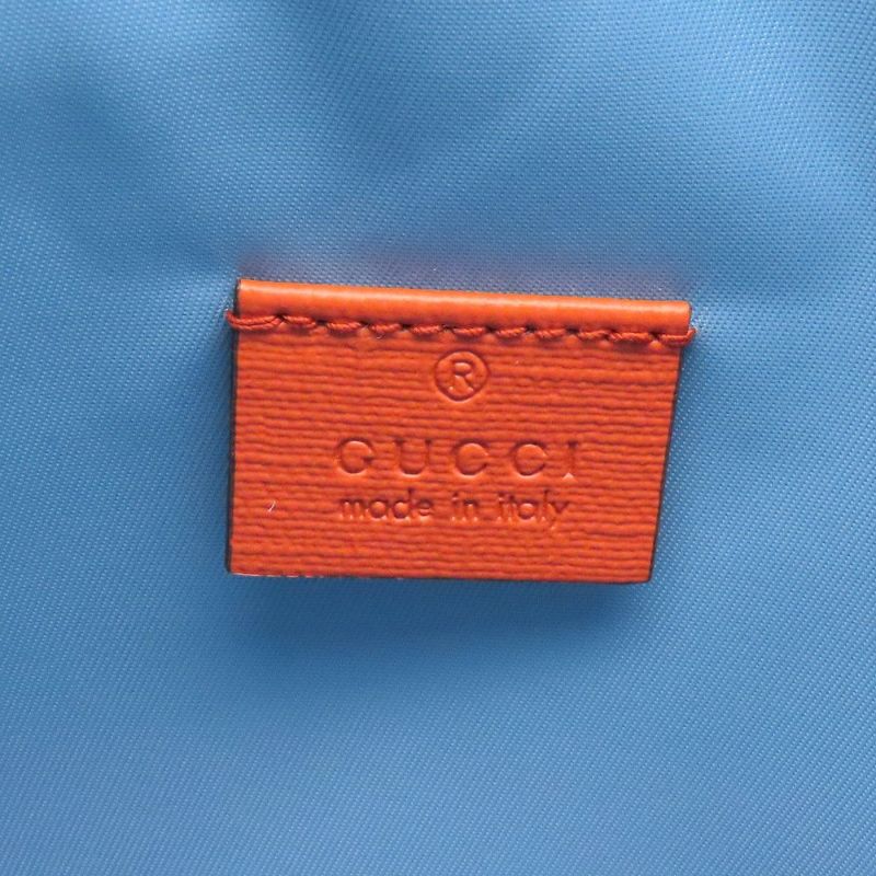 グッチ トートバッグ インターロッキングG ナイロン/レザー 550763 GUCCI バッグ ストライプ マルチカラー