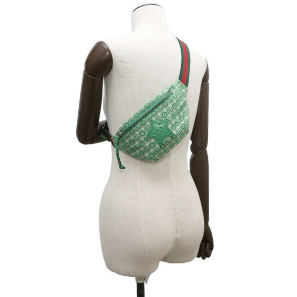 グッチ ボディバッグ チルドレンズ キャンバス GGロゴ スター 502095 GUCCI ウエストポーチ キッズ