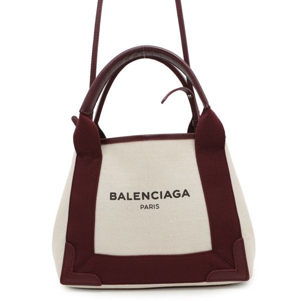 バレンシアガ ハンドバッグ ネイビーカバ XS 390346 ポーチ付 BALENCIAGA 2wayショルダーバッグ