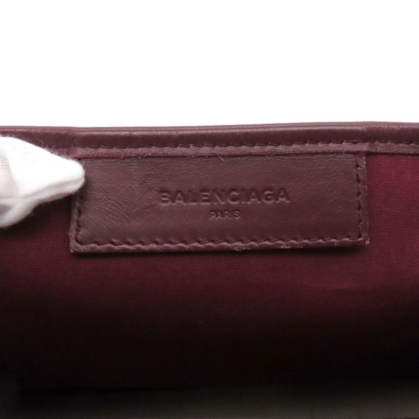 バレンシアガ ハンドバッグ ネイビーカバ XS 390346 ポーチ付 BALENCIAGA 2wayショルダーバッグ