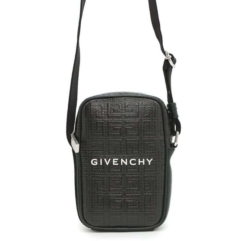 ジバンシー ショルダーバッグ 4G ポシェット PVC レザー BKU03GK1LF001 GIVENCHY 黒