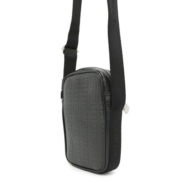 ジバンシー ショルダーバッグ 4G ポシェット PVC レザー BKU03GK1LF001 GIVENCHY 黒