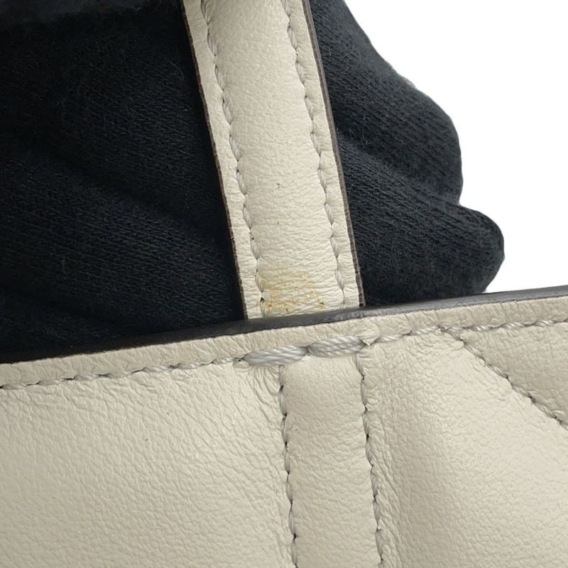 フェンディ ハンドバッグ フリップ スモール 8BT306 FENDI 2way 白