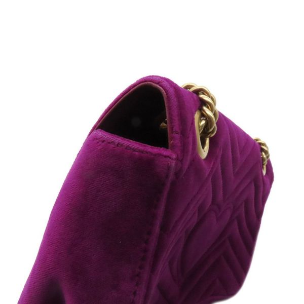 グッチ チェーンショルダーバッグ GGマーモント ベロア 443497 GUCCI バッグ