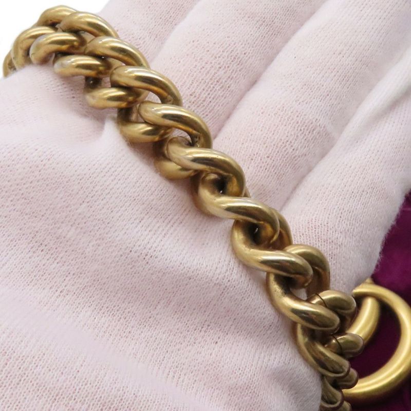 グッチ チェーンショルダーバッグ GGマーモント ベロア 443497 GUCCI バッグ