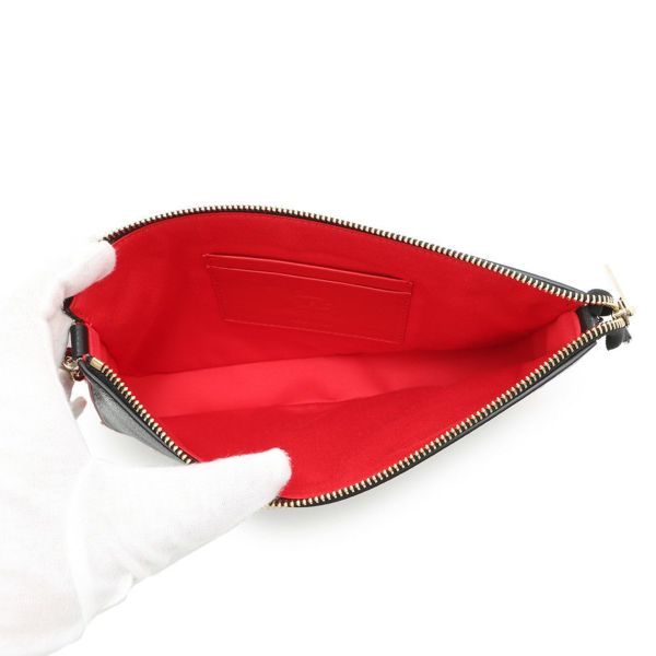 クリスチャン・ルブタン チェーンショルダーバッグ LOUBILA ルビラ カーフレザー 1225230 Christian Louboutin 黒