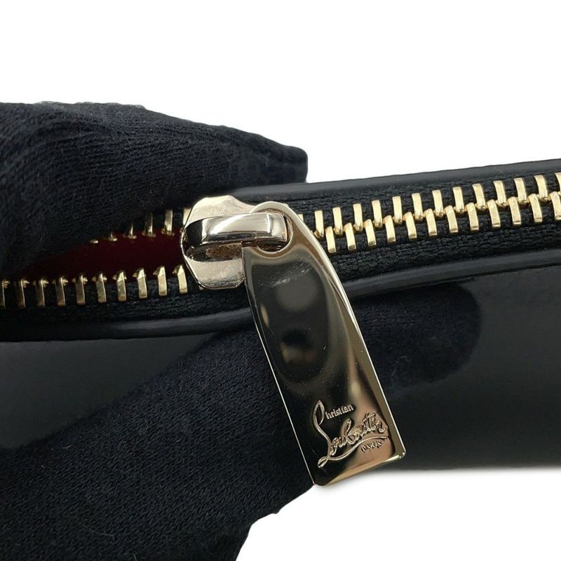 クリスチャン・ルブタン チェーンショルダーバッグ LOUBILA ルビラ カーフレザー 1225230 Christian Louboutin 黒