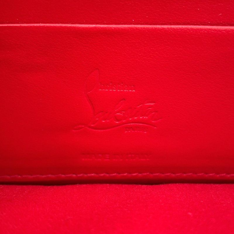 クリスチャン・ルブタン チェーンショルダーバッグ LOUBILA ルビラ カーフレザー 1225230 Christian Louboutin 黒