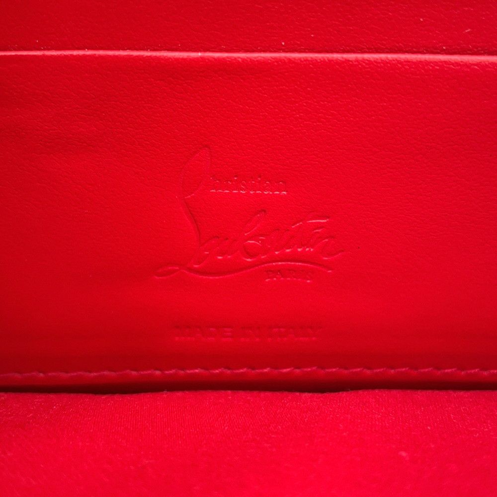 クリスチャン・ルブタン チェーンショルダーバッグ LOUBILA ルビラ カーフレザー 1225230 Christian Louboutin 黒