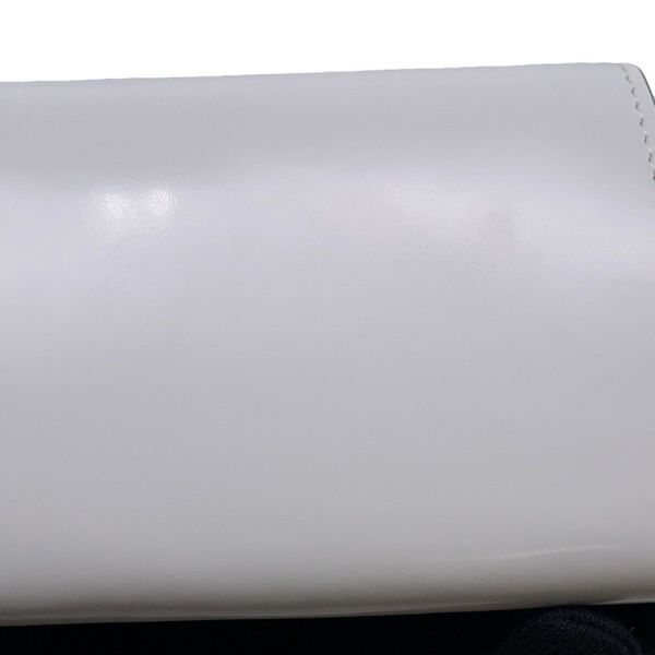 クリスチャン・ルブタン 三つ折り財布 Loubi54 ルビ54 コンパクトウォレット パテント 3235108 Christian Louboutin 白