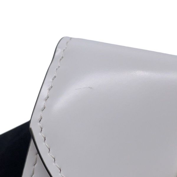 クリスチャン・ルブタン 三つ折り財布 Loubi54 ルビ54 コンパクトウォレット パテント 3235108 Christian Louboutin 白