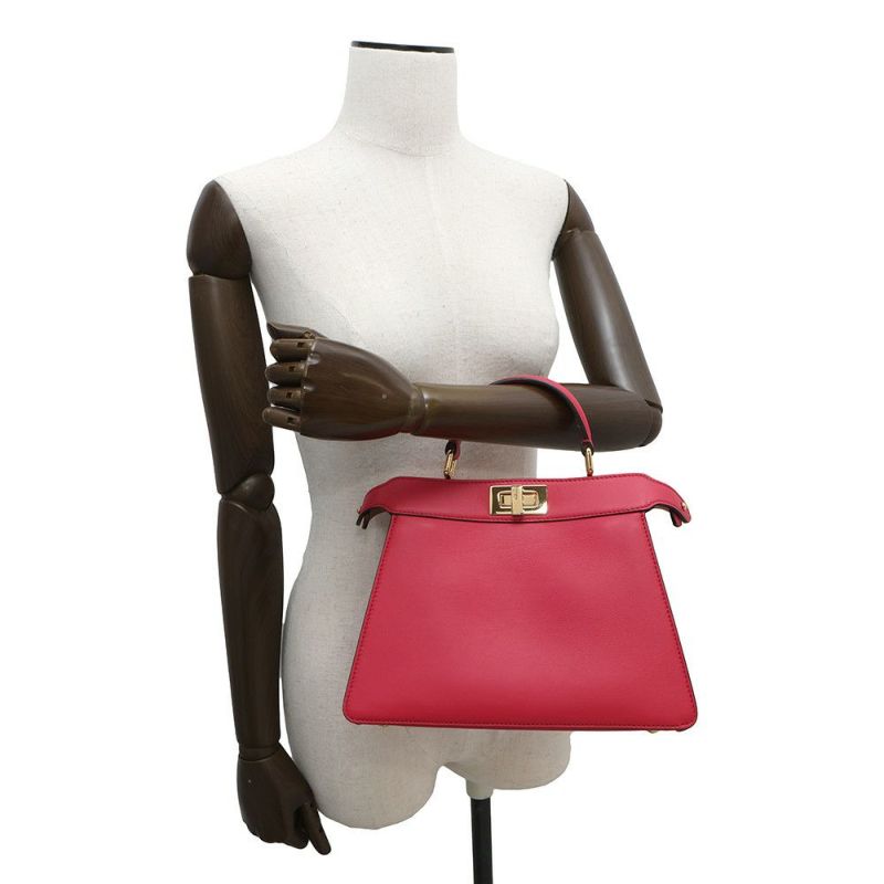 フェンディ ハンドバッグ ピーカブー アイシーユー スモール レザー 8BN327 FENDI 2wayショルダーバッグ