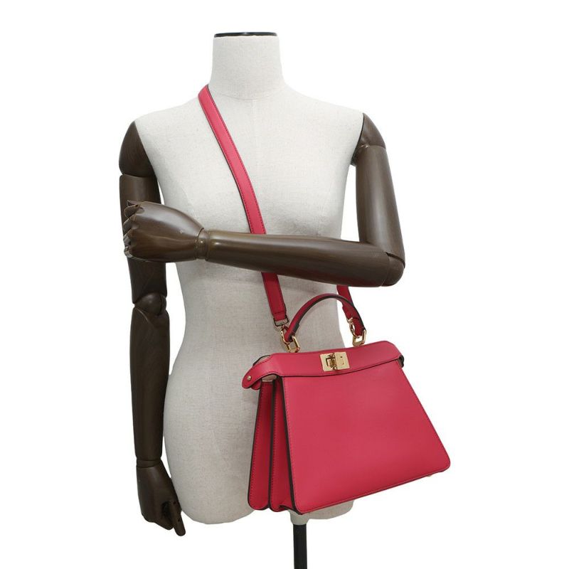 フェンディ ハンドバッグ ピーカブー アイシーユー スモール レザー 8BN327 FENDI 2wayショルダーバッグ