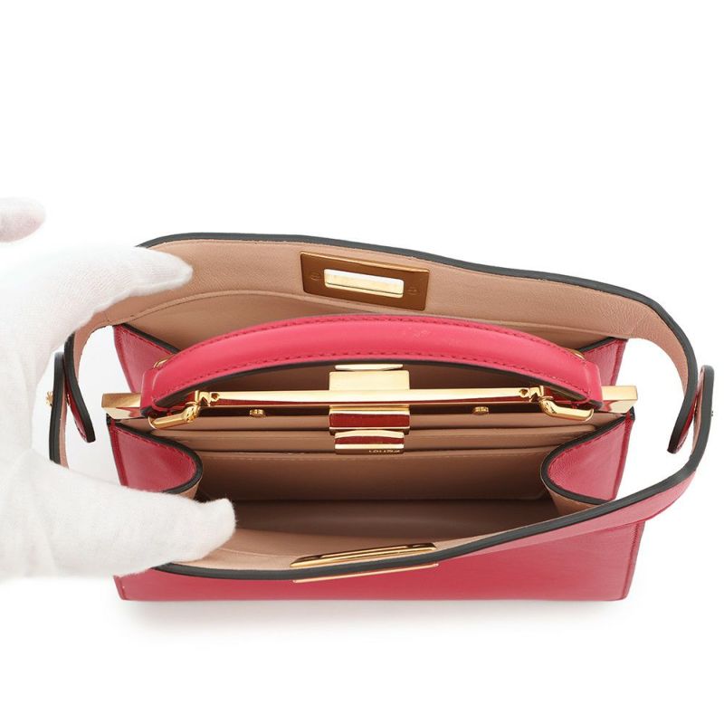 フェンディ ハンドバッグ ピーカブー アイシーユー スモール レザー 8BN327 FENDI 2wayショルダーバッグ