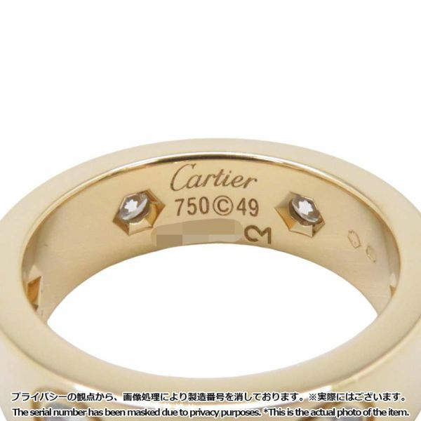 カルティエ リング LOVE リング ダイヤモンド 6P K18YGイエローゴールド リングサイズ49 Cartier ジュエリー 指輪