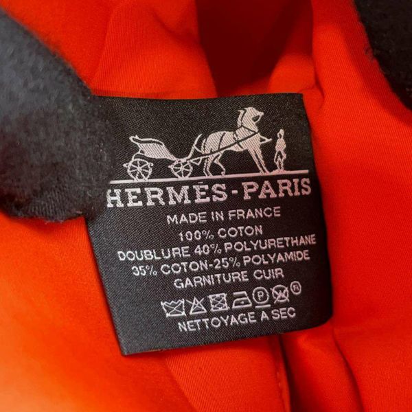 エルメス ポーチ ボリードポーチ ミニミニ ナチュラル/シルバー金具 コットン HERMES