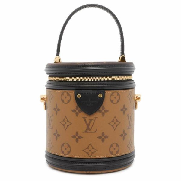 ルイヴィトン ハンドバッグ モノグラム・リバース カンヌ M43986 LOUIS VUITTON バニティバッグ 2wayショルダー 黒 ブラック