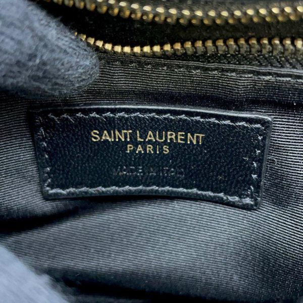 サンローランパリ ショルダーバッグ ルル トイ パテント 467072 SAINT LAURENT PARIS  黒