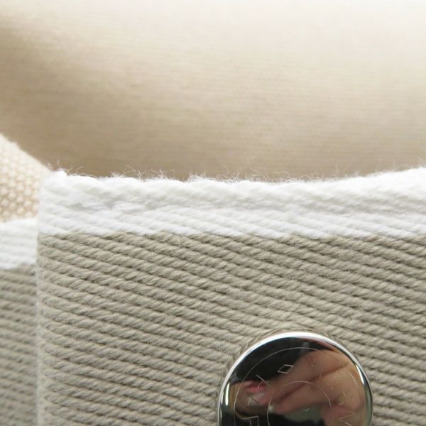 エルメス ポーチ ブリッド・ア・ブラックPM ベージュ/シルバー金具 キャンバス HERMES バッグ 小物入れ