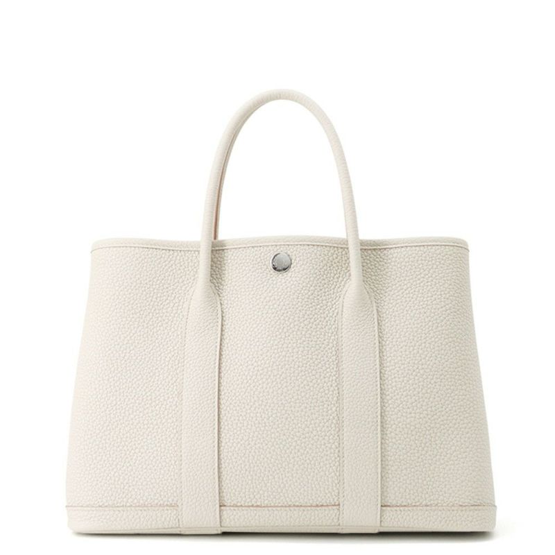 エルメス トートバッグ ガーデンパーティTPM ベトン/シルバー金具 ネゴンダ K刻印