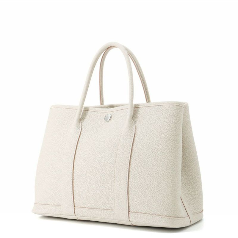 エルメス トートバッグ ガーデンパーティTPM ベトン/シルバー金具 ネゴンダ K刻印