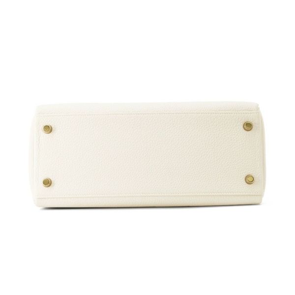 エルメス ハンドバッグ ケリー28 内縫い クレ/ゴールド金具 トゴ B刻印 2wayショルダー