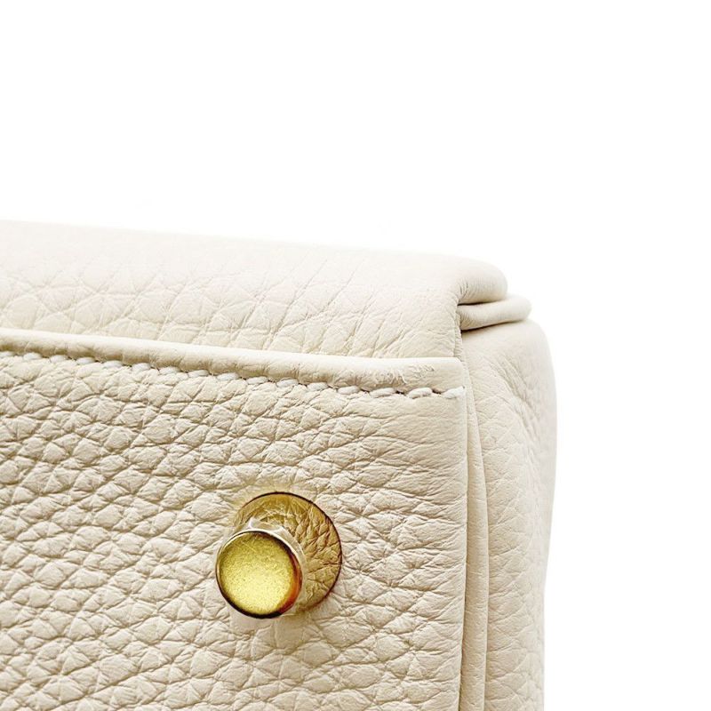 エルメス ハンドバッグ ケリー28 内縫い クレ/ゴールド金具 トゴ B刻印 2wayショルダー