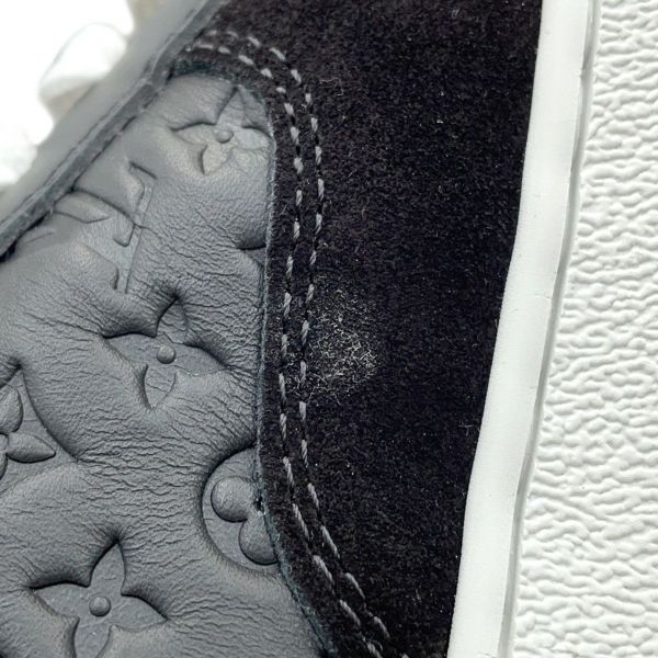 ルイヴィトン スニーカー モノグラム LV スタジアム レディースサイズ38 LOUIS VUITTON 靴 黒 ブラック