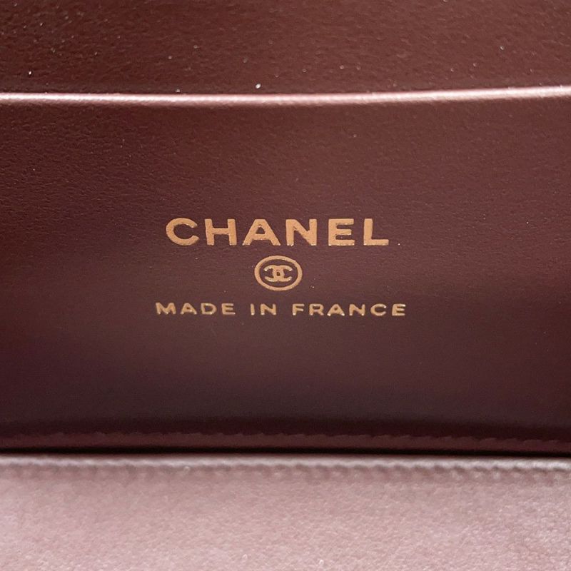 シャネル チェーンショルダーバッグ バニティケース ココマーク マトラッセ キャビアスキン AP1341 CHANEL 黒