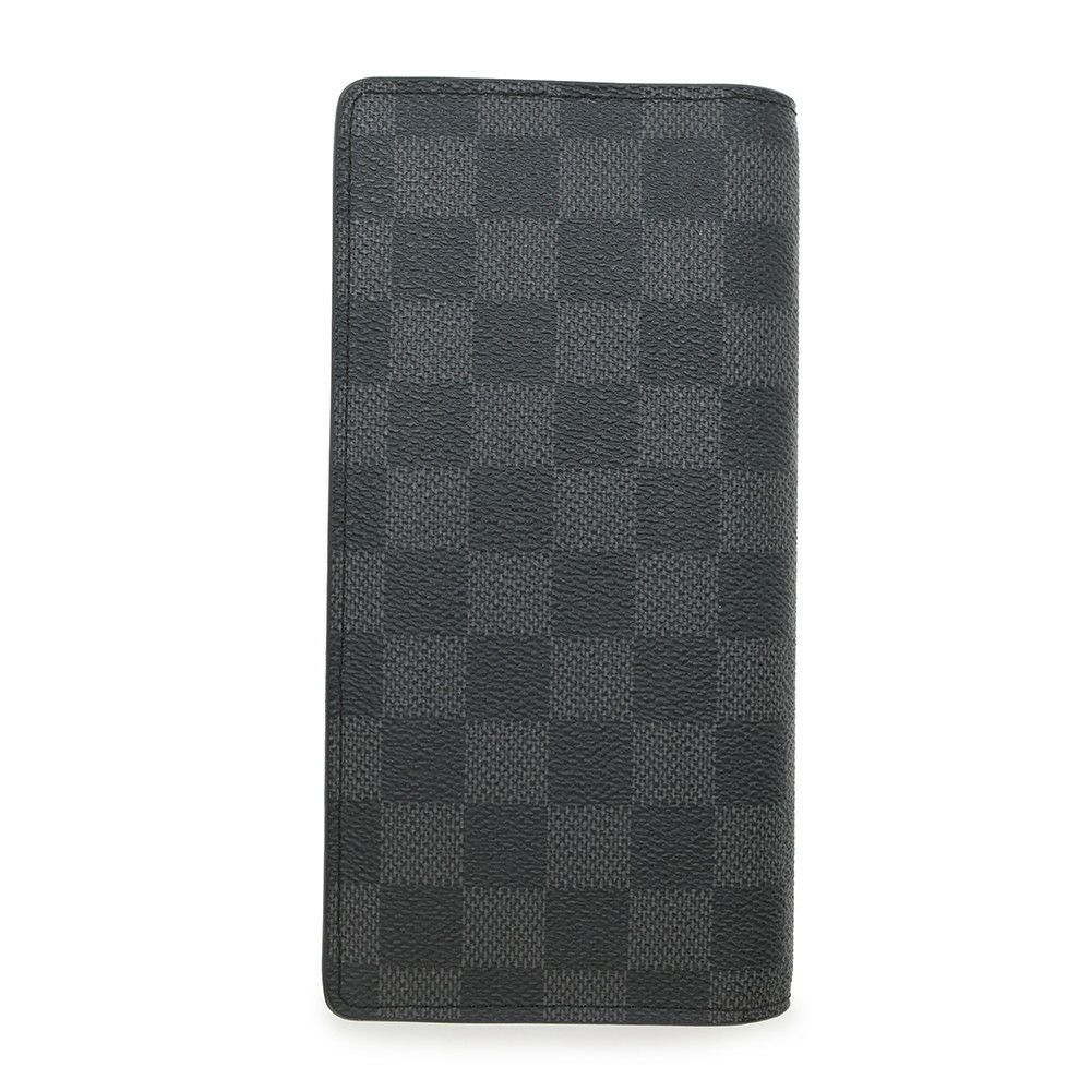 イヴィトン 長財布 ダミエ・グラフィット ポルトフォイユ・ブラザ N62665 LOUIS VUITTON 黒 ブラック