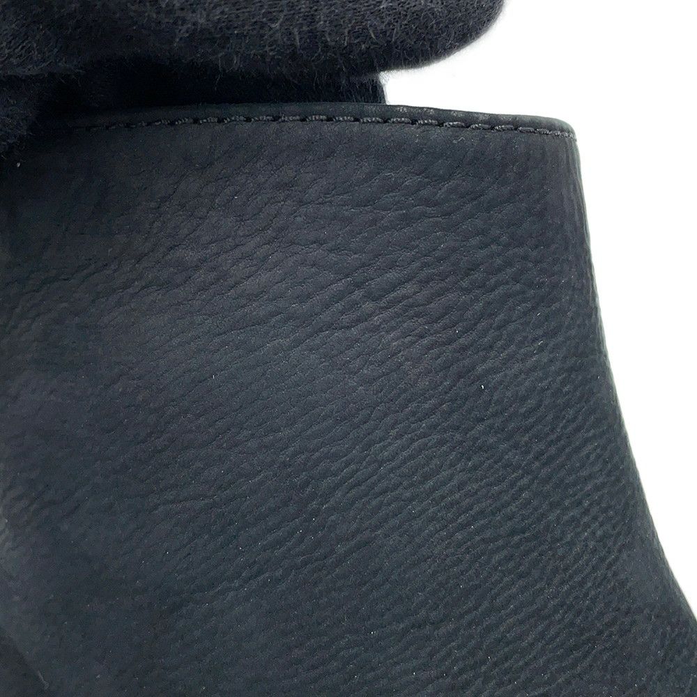 シャネル ショートブーツ ココマーク スエード レディースサイズ37C CHANEL 靴 黒