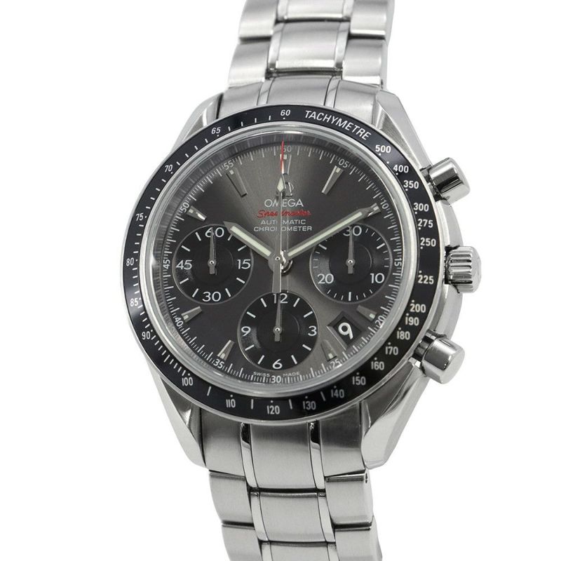 オメガ スピードマスター デイト クロノグラフ 323.30.40.40.06.001 OMEGA 腕時計 グレー文字盤